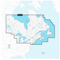 Garmin Canada, East & Great Lakes - Lakes, Rivers and Coastal Marine Charts Garmin Navionics+ | NSUS012R | microSD/SD and One-year Subscription - 010-D2231-20