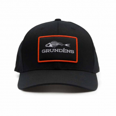 Grundens Fish Bones Trucker 312 Hat Black/Charcoal One Size - 50254