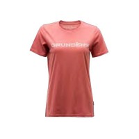 Grundens Womens Wordmark SS T-Shirt Light Mahogany Size XS - 50290