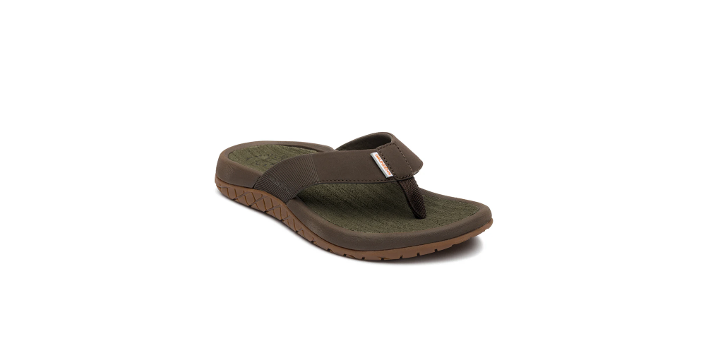 Grundens Fishfinder Sandal Dark Brown Size M 10 - 60037-215