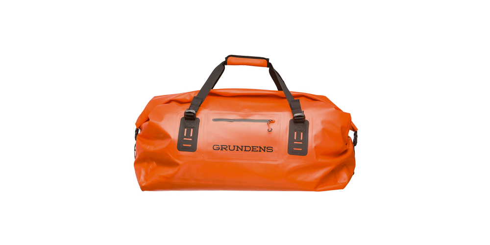 Grundens Shackleton Duffel 105L Red Orange - 70103-607