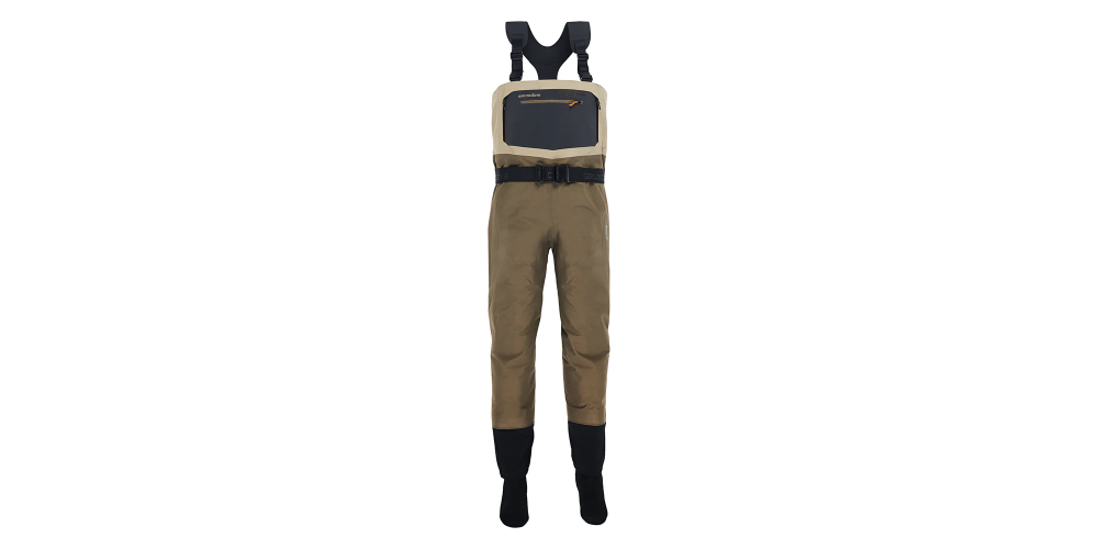 Grundens Men's Boundary Stockingfoot Wader Stone/Otter Size MD (9-11) - 90000-356