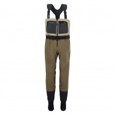 Grundens Boundary Gore-Tex Zip Stockingfoot Wader Stone/Otter Size LG (12-13) - 90001-356