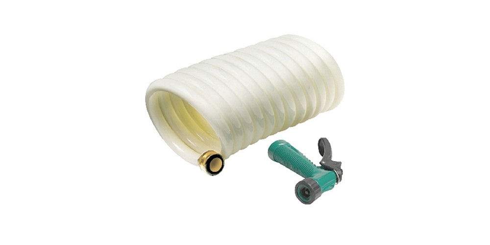 Seachoice Coil Hose w/ Sprayer 1/2" x 25'