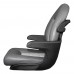 Tempress Elite Helm High-Back Boat Seat - Charcoal/Gray - 57017