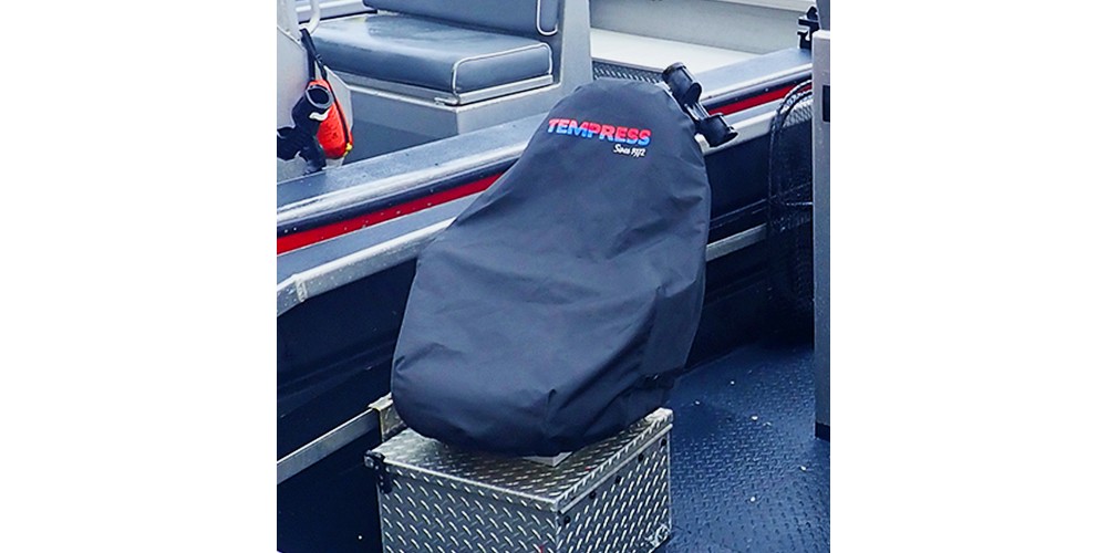 Tempress Premium Boat Seat Cover Elite/Captains XL - Black - 58007