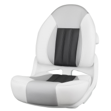 Tempress Fishermans ProBax Captains Boat Seat White Gray Carbon - 68150