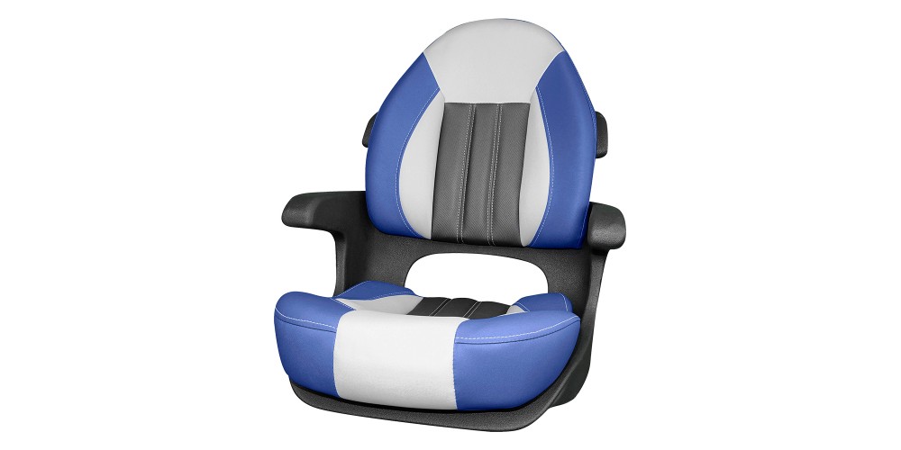 Tempress Probax Captains Boat Seat Blue Grey Carbon - 68351