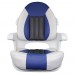 Tempress Probax Captains Boat Seat White/Blue/Carbon - 68358