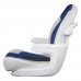 Tempress Probax Captains Boat Seat White/Blue/Carbon - 68358