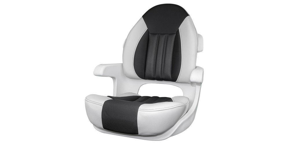 Tempress Probax Captains Boat Seat White/Black/Carbon - 68359