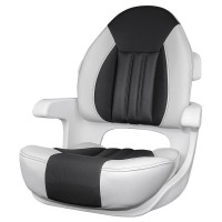 Tempress Probax Captains Boat Seat White/Black/Carbon - 68359