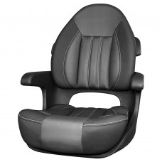 Tempress Probax Captains Boat Seat Black Charcoal Carbon 68360