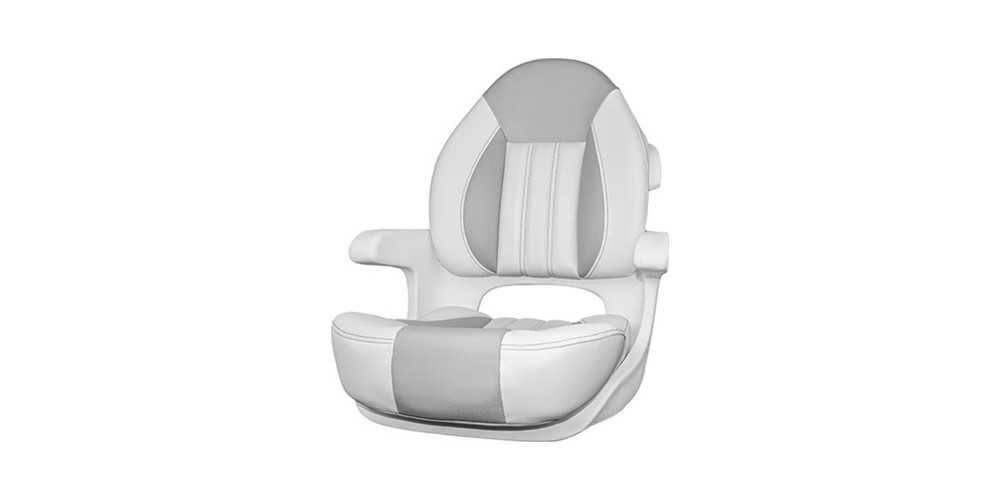 Tempress Probax Captains Boat Seat White/Gray/Pearl White - 68364