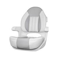 Tempress Probax Captains Boat Seat White/Gray/Pearl White - 68364