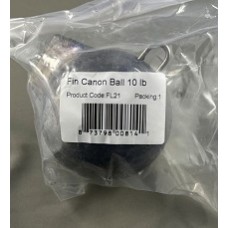 Brons Finned Canon Ball 10lb - Can10