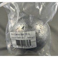 Brons Finned Canon Ball 15lb - Can15