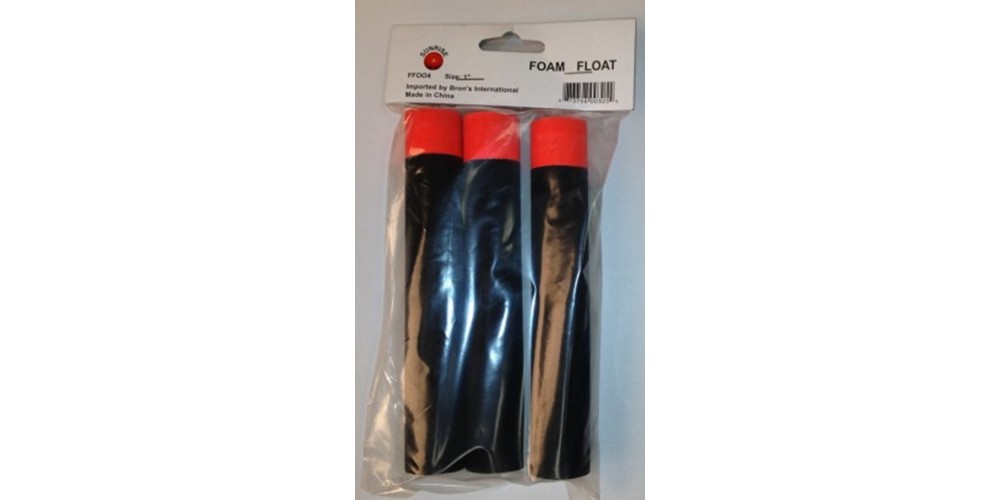 Brons Foam Float Straight Through 1" 3-Pack - FF004