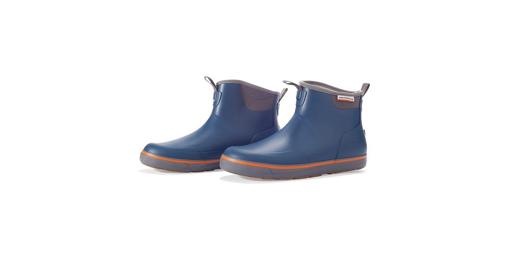 Grundens Deck-Boss Ankle Boot Deep Water Blue - Size 10