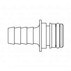 ITT Jabsco 1/2" Straight Hose Barb 2-5GPM - 2/PKG