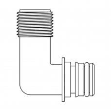 ITT Jabsco 1/2" Elbow NPS 2-5GPM - 2/PKG