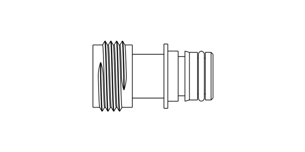 ITT Jabsco 3/4" Straight Garden Hose Thread 2-5GPM - 1/PKG