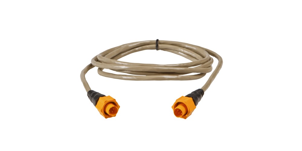 Lowrance Ethernet Cable - Yellow 5-Pin Male-Male - 000-0127-30