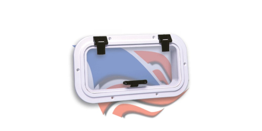 Beckson Stow Away Hatch 4 X10 White