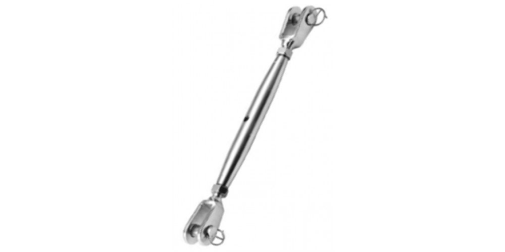 Bluewave Stainless Steel Turnbuckle Fork/Fk 7/16Th7/16 Pin