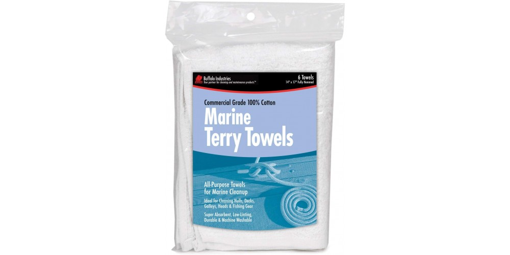 Buffalo Terry Towels 6/Pk