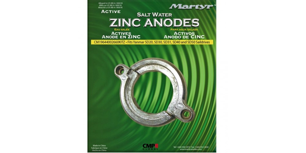 CMP Global Yanmar-Anode Kit Zinc