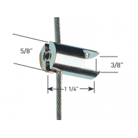 C.S. Johnson Marine Hardware Glass Shelf Fitting