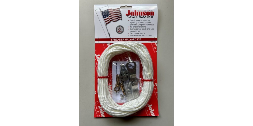 C.S. Johnson Marine Hardware Flag Halyard Kit