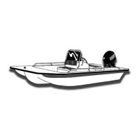 Carver Covers Ctr Cons Bay Fish Boat 16'6