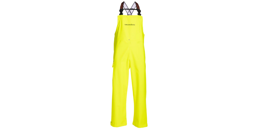 Grundens Neptune 509 Commercial Fishing Bib Pants Hi-Vis Yellow