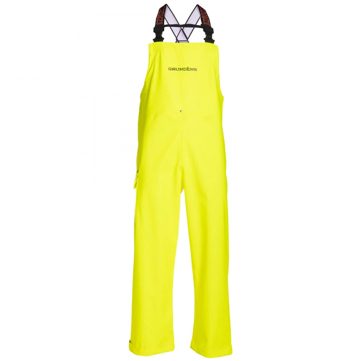 Grundens Neptune 509 Commercial Fishing Bib Pants Hi-Vis Yellow Size S - 10075