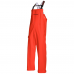 Grundens Neptune 509 Commercial Fishing Bib Pants Orange Size L - 10075