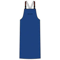 Grundens Shoreman Double Sided PVC Fishing Apron Blue