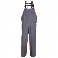 Grundens Hauler Bib Orange/Gray Size XS - 10153