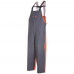 Grundens Hauler Bib Orange/Gray Size XS - 10153