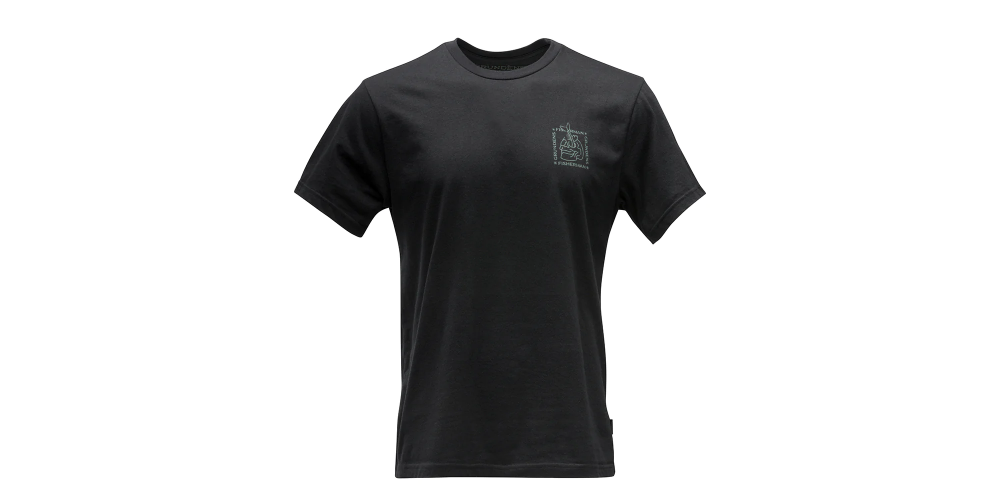 Grundens Socket SS T-Shirt Solid Black Size S - 50200