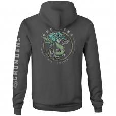 Grundens Mermaid Hoodie Iron Grey Size 3XL - 50218