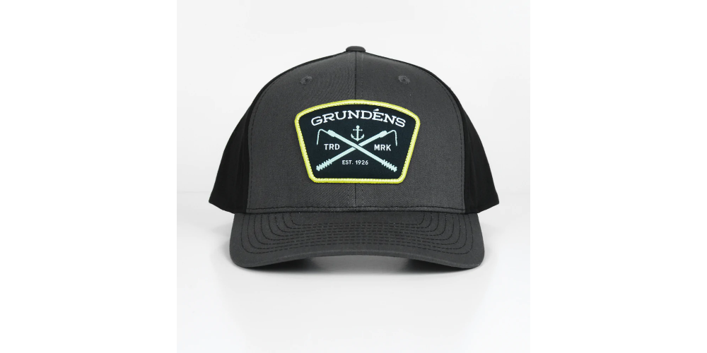 Grundens Gaff Trucker 312 Hat Charcoal/Black One Size - 50256