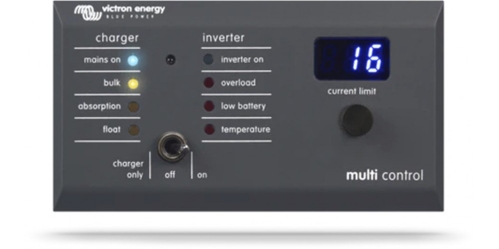 Victron Digital Multi Control 200/200A GX (90DEG RJ45) - DMC000200010