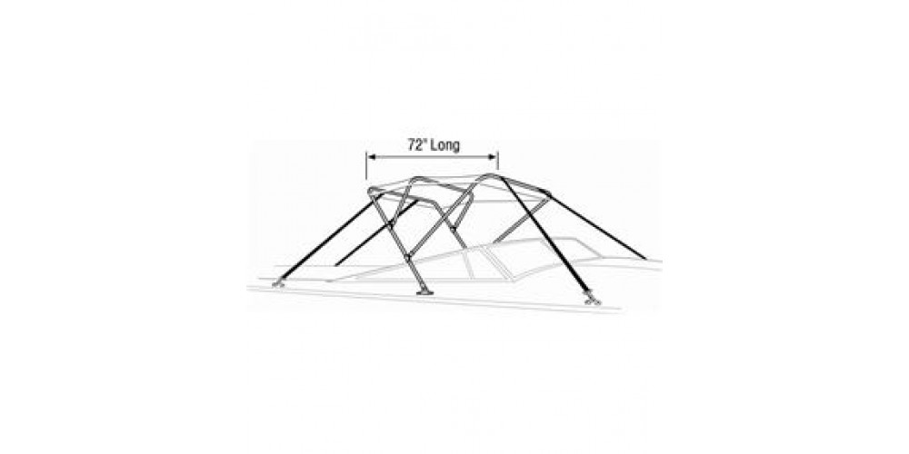 Attwood 3-Bow Frame Alum 72 L 75 -81 W