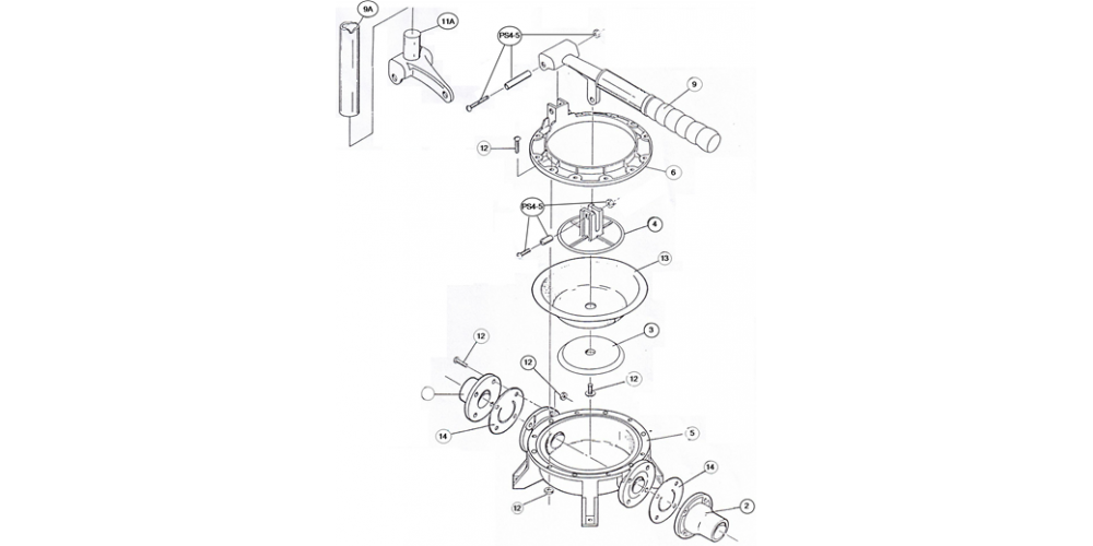 Bosworth Inlet Flange For #400 Pump