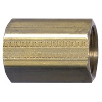 Fairview Coupling Brass 1/4