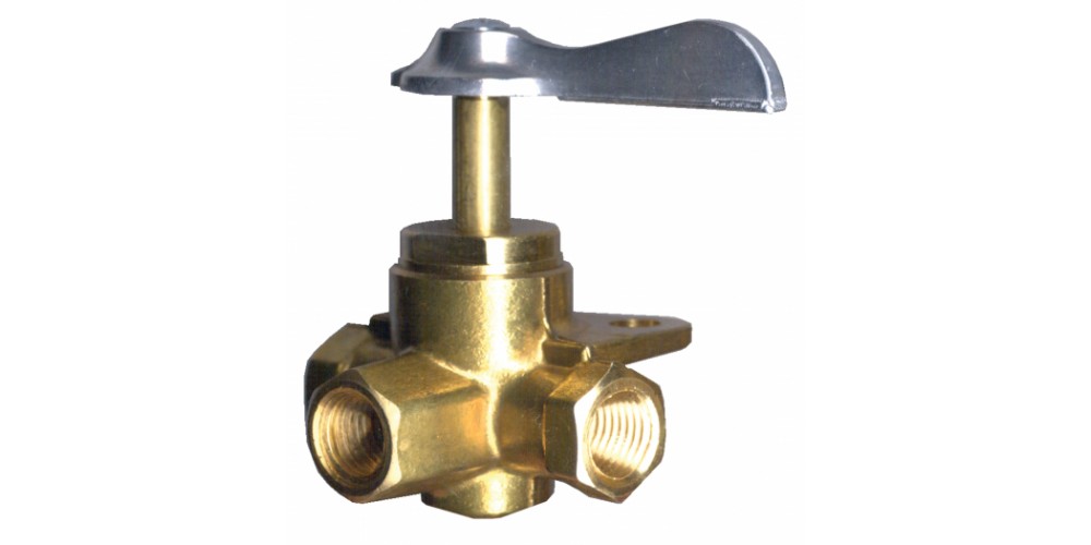 Fairview Valve 3-Way 3/8" Fpt W/Bracket