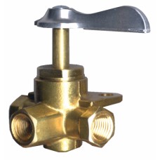 Fairview Valve 3-Way 1/4" Fpt W/Bracket