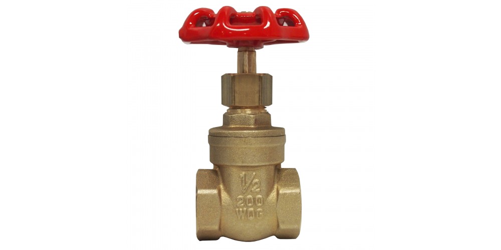 Fairview 3/8 Brass Gate Valve